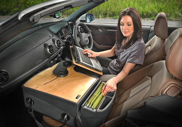 The Reach Car Desk | Reach Desk Front Seat | Mobile Desk For Car ...
